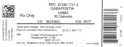LABEL - gabapentin 100 1721